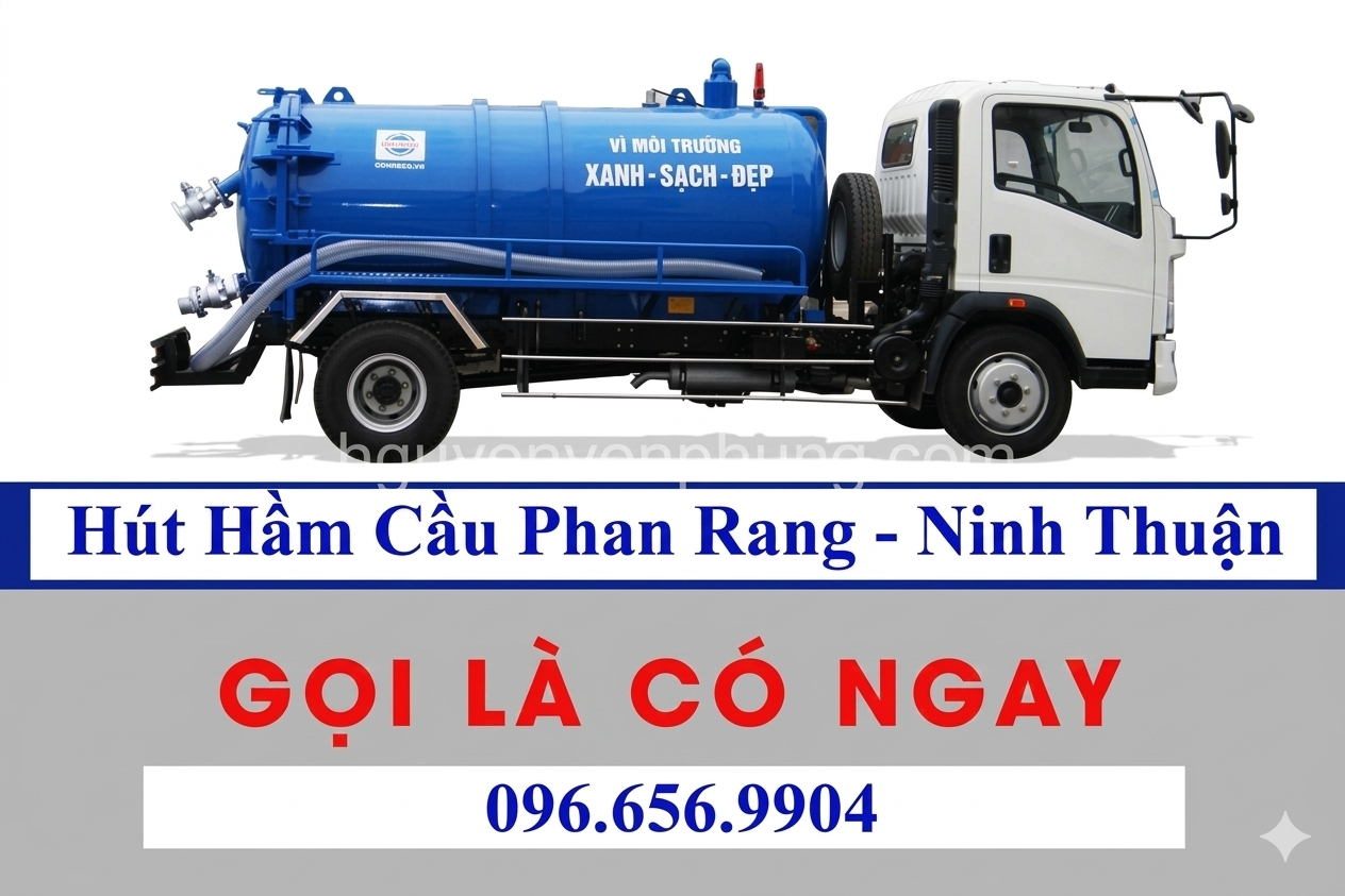 dịch vụ hút hầm cầu Phan Rang - Ninh Thuận